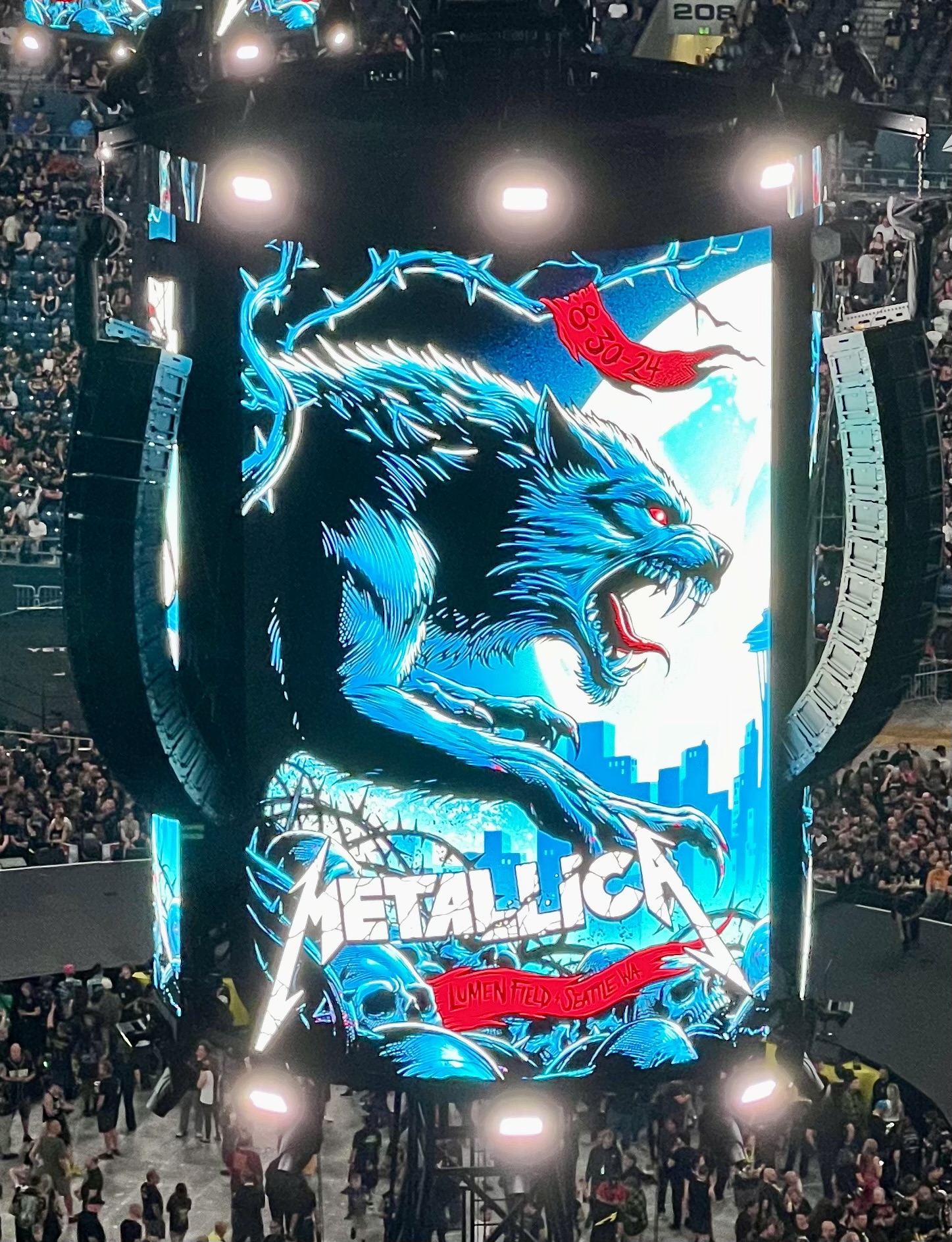 wolf metallica poster